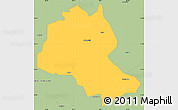 Savanna Style Simple Map of Lee County