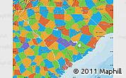 Political Map of South Carolina