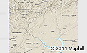 Shaded Relief Map of Oconee County