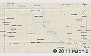 Shaded Relief 3D Map of South Dakota