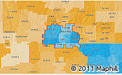 Political Shades 3D Map of ZIP codes starting with 571