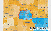 Political Shades Map of ZIP codes starting with 571