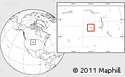 Blank Location Map of ZIP code 57777