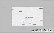 Gray 3D Map of Codington County, single color outside