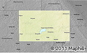 Physical 3D Map of Codington County, darken, desaturated