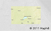 Physical 3D Map of Codington County, lighten, desaturated