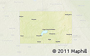 Physical 3D Map of Codington County, lighten