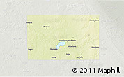Physical 3D Map of Codington County, lighten, semi-desaturated