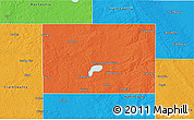 Political 3D Map of Codington County