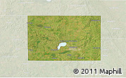 Satellite 3D Map of Codington County, lighten