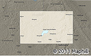 Shaded Relief 3D Map of Codington County, darken