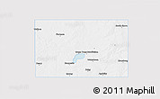 Silver Style 3D Map of Codington County, single color outside