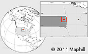 Blank Location Map of Codington County, highlighted country, highlighted parent region