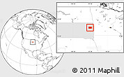 Blank Location Map of Codington County, highlighted parent region