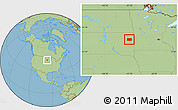 Savanna Style Location Map of Codington County