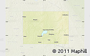 Physical Map of Codington County, lighten