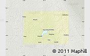 Physical Map of Codington County, lighten, semi-desaturated