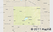 Physical Map of Codington County, shaded relief outside