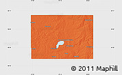 Political Map of Codington County, single color outside