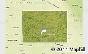 Satellite Map of Codington County, physical outside
