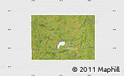 Satellite Map of Codington County, single color outside