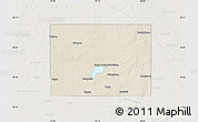 Shaded Relief Map of Codington County, lighten