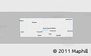 Gray Panoramic Map of Codington County, single color outside