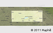 Physical Panoramic Map of Codington County, darken