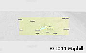 Physical Panoramic Map of Codington County, lighten, desaturated