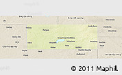 Physical Panoramic Map of Codington County, shaded relief outside