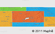 Political Panoramic Map of Codington County