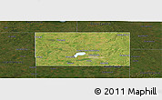 Satellite Panoramic Map of Codington County, darken