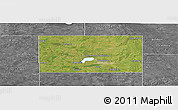 Satellite Panoramic Map of Codington County, desaturated