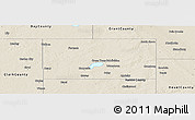 Shaded Relief Panoramic Map of Codington County