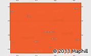 Political Simple Map of Codington County, single color outside