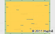 Savanna Style Simple Map of Codington County, single color outside