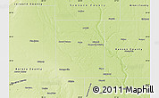 Physical Map of Davison County