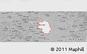 Gray Panoramic Map of ZIP code 37122