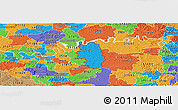 Political Panoramic Map of ZIP code 37122