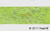 Physical Panoramic Map of ZIP code 37218