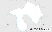 Silver Style Simple Map of ZIP code 37218