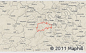 Shaded Relief 3D Map of ZIP code 37221