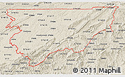 Classic Style 3D Map of ZIP codes starting with 376