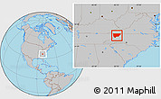 Gray Location Map of ZIP codes starting with 376
