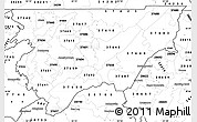 Blank Simple Map of ZIP codes starting with 376