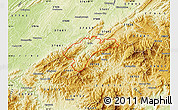 Physical Map of ZIP code 37650
