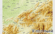Physical Map of ZIP code 37657
