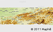 Physical Panoramic Map of ZIP code 37657