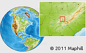 Physical Location Map of ZIP code 37756