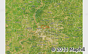 Satellite Map of ZIP code 38108
